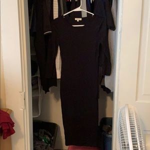 Long black dress